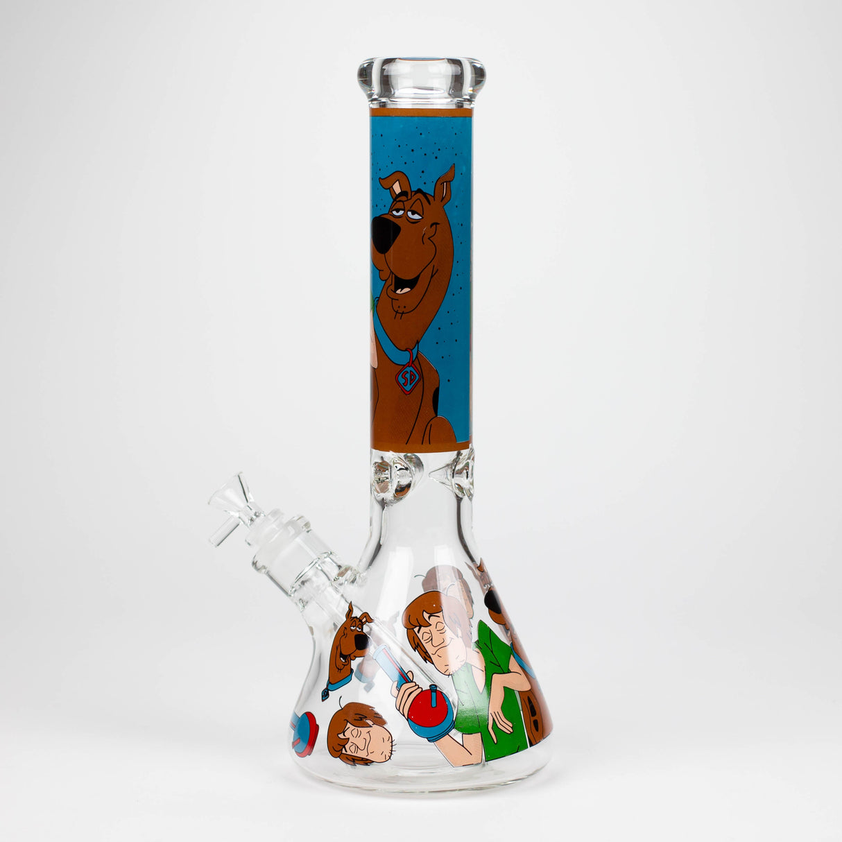 14" SD Cartoon 9mm glass water bong [GBT2112]