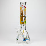 14" SD Cartoon 9mm glass water bong [GBT2112]