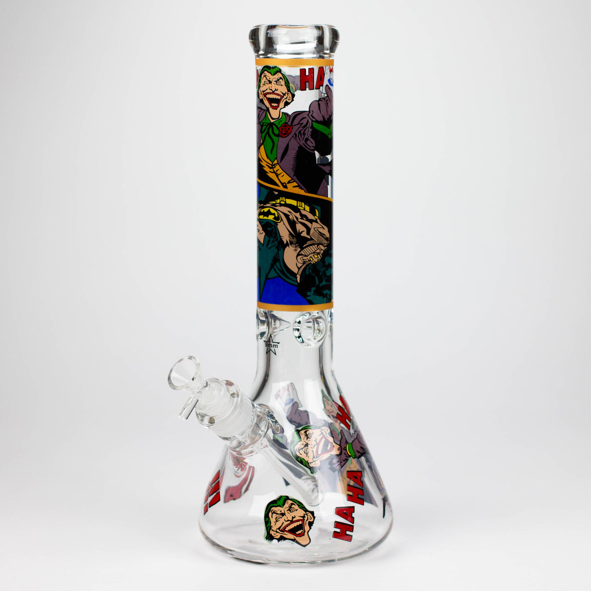 14" SD Cartoon 9mm glass water bong [GBT2112]