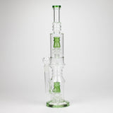 18" Glass water bong with Percolator and Diffuser