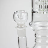 18" Glass water bong with Percolator and Diffuser