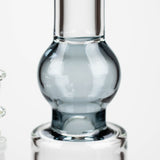 11" Color accented glass bong with honeycomb diffuser-Assorted Glass Bong Bongzie Smokes