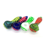 Scorpion Glow In The Dark Glass Smoking Spoon Hand Pipe