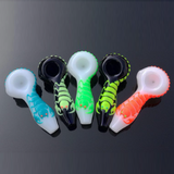 Scorpion Glow In The Dark Glass Smoking Spoon Hand Pipe