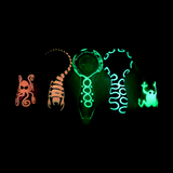 Scorpion Glow In The Dark Glass Smoking Spoon Hand Pipe