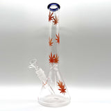 Full Body Weed 14" Water Pipe Bong- Assorted Colors Glass Bong NIBO Distribution