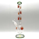 Full Body Weed 14" Water Pipe Bong- Assorted Colors Glass Bong NIBO Distribution