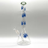 Full Body Weed 14" Water Pipe Bong- Assorted Colors Glass Bong NIBO Distribution