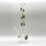 Full Body Weed 14" Water Pipe Bong- Assorted Colors Glass Bong NIBO Distribution