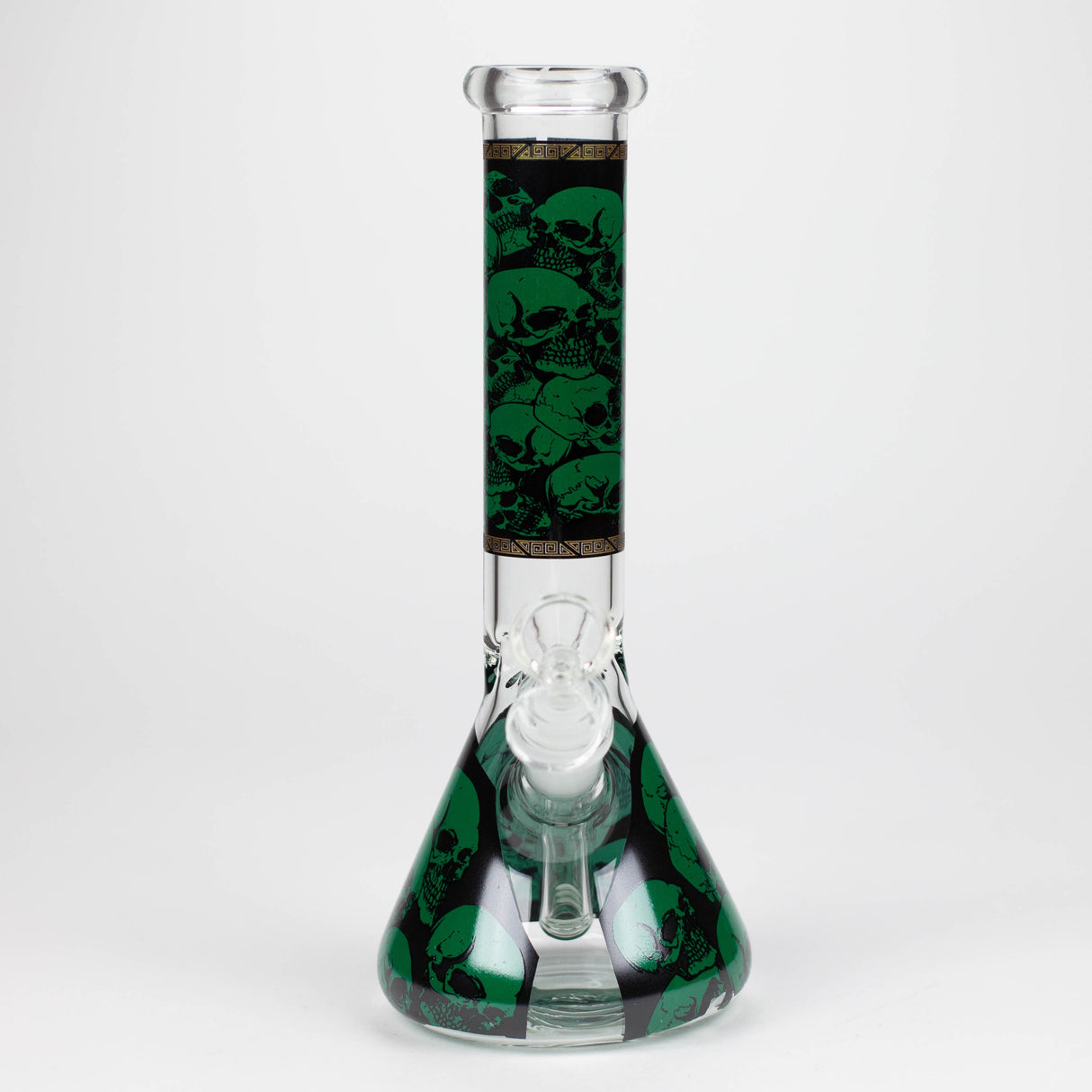 10" Glass Bong With The War Design