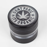 Heavy Duty Large "Don't Panic It's Organic" 4 Parts Weed Grinder Engraved in Canada Design #2