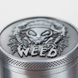 2" Metal Grinder 4 Layers with Alien Design Box of 12