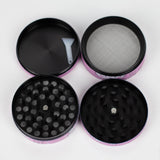 2.5" Metal Grinder 4 Layers with Kitty Design Box of 6