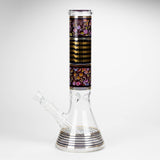 12" Royal Conical assorted design glass bong