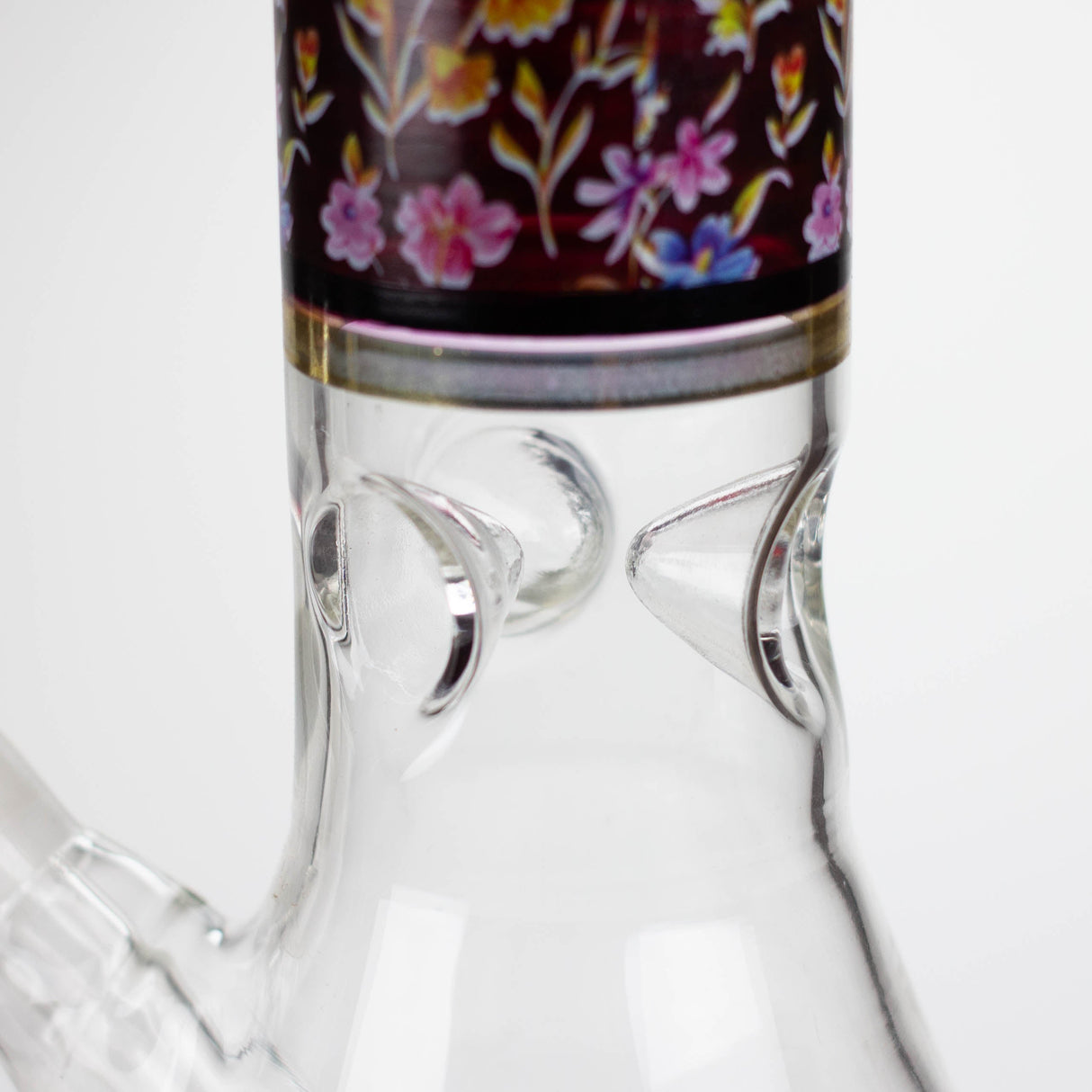 12" Royal Conical assorted design glass bong