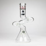 NG | 14 inch ZIg-Zag Beaker Bong [G101]