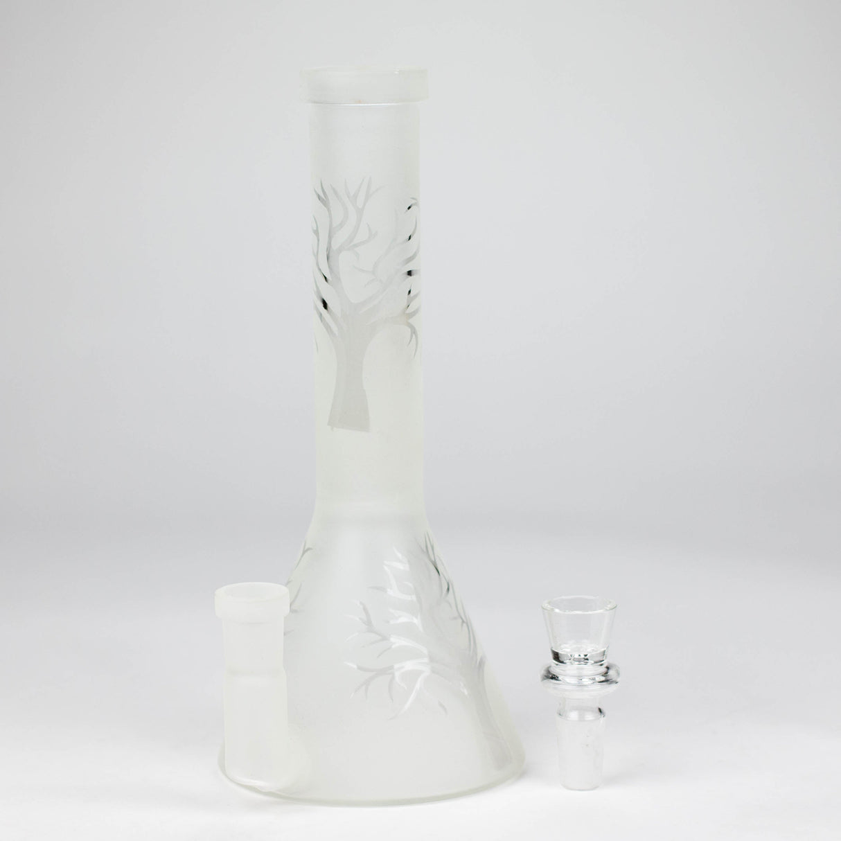 8" GLOW IN DARK TREE OF LIFE BEAKER GLASS BONG