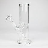 8" clear straight bong