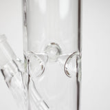 8" clear straight bong