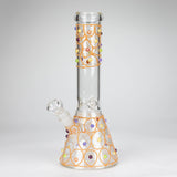 12" Royal conical hand crafted glass water bong