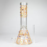 12" Royal conical hand crafted glass water bong