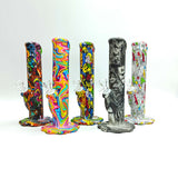 Fortune | 10" Hydrographic Silicone Waterpipe-Assorted [SP1010P]