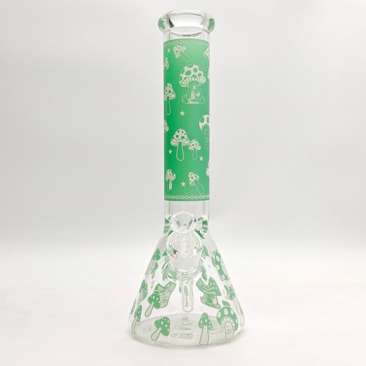 14" 7mm Mushroom Glow in the dark Bong_6