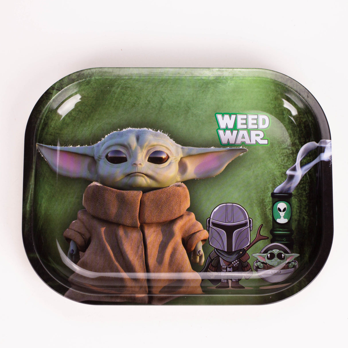 Good quality metal tray small-Weed War