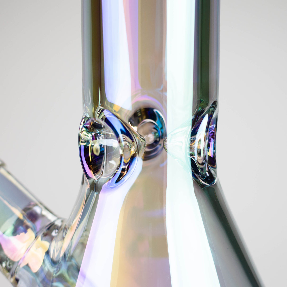 Infyniti | 13.5" Electroplate tube glass water bong [GP2012]