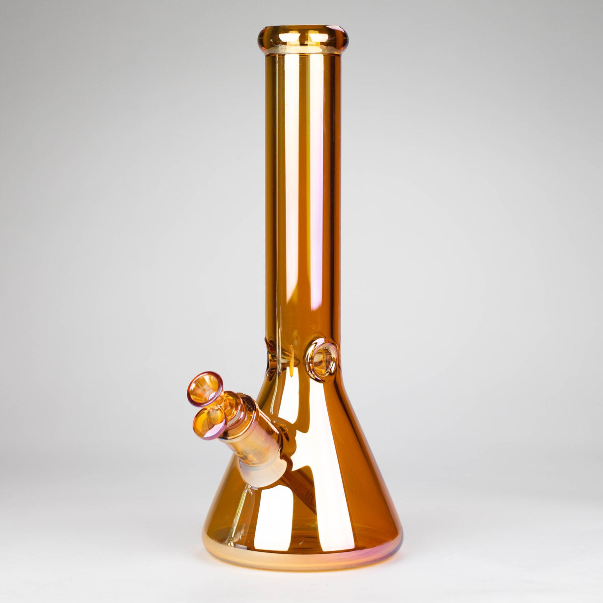 Infyniti | 13.5" Electroplate tube glass water bong [GP2012]