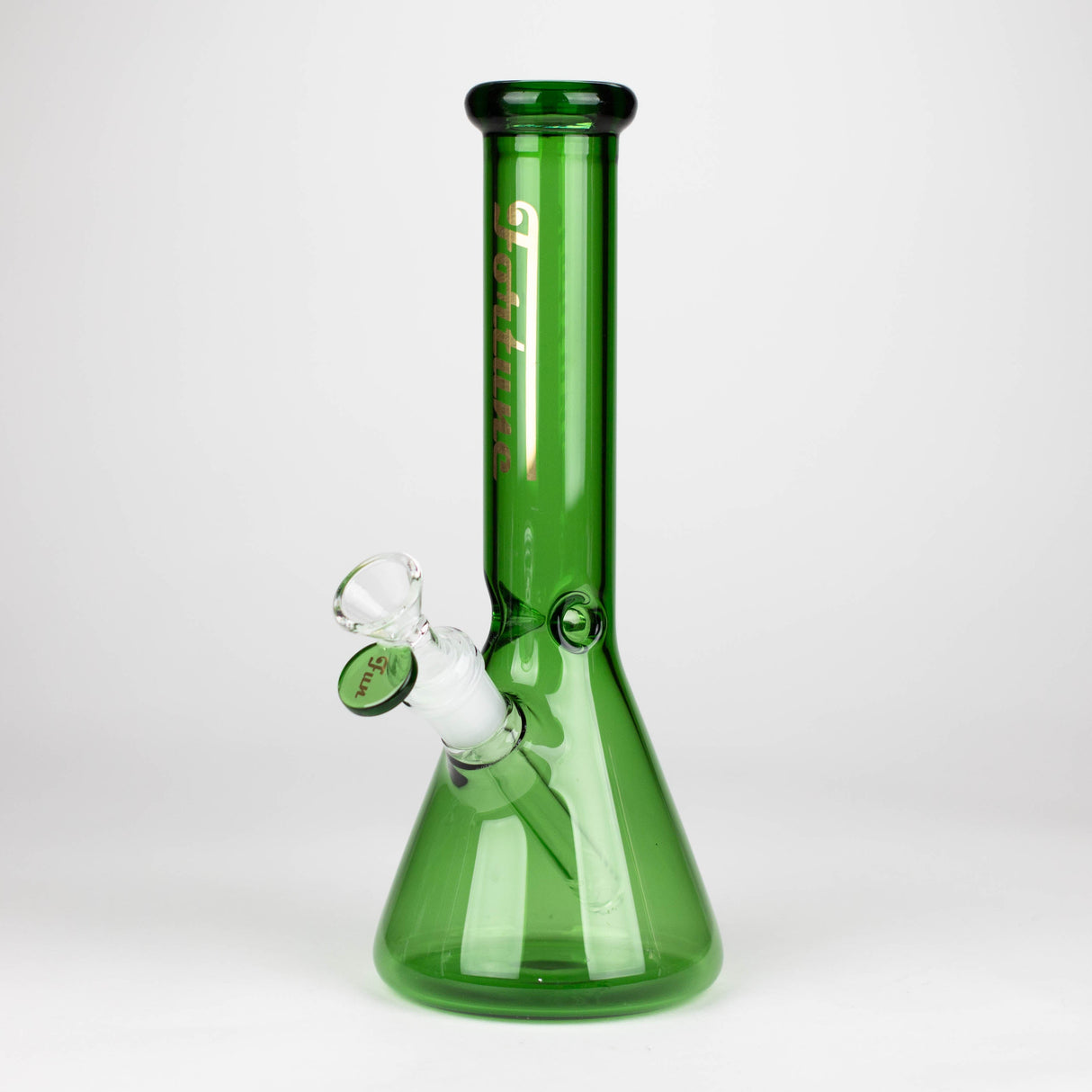 Fortune | 10" 4mm Coloured Glass Bong Assorted Colour