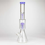 Fortune | 18" Double Tree Perc Beaker Bong Assorted Colour