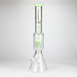 Fortune | 18" Double Tree Perc Beaker Bong Assorted Colour