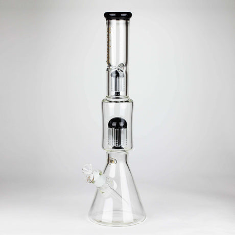 Fortune | 18" Double Tree Perc Beaker Bong Assorted Colour