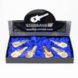 StoneAge | 4" Handmade Jumbo Tobacco Smoking Pipes - Model: Guitar, Includes Display Box - Pack of 6 Quartz · Stone Pipe NicePrice