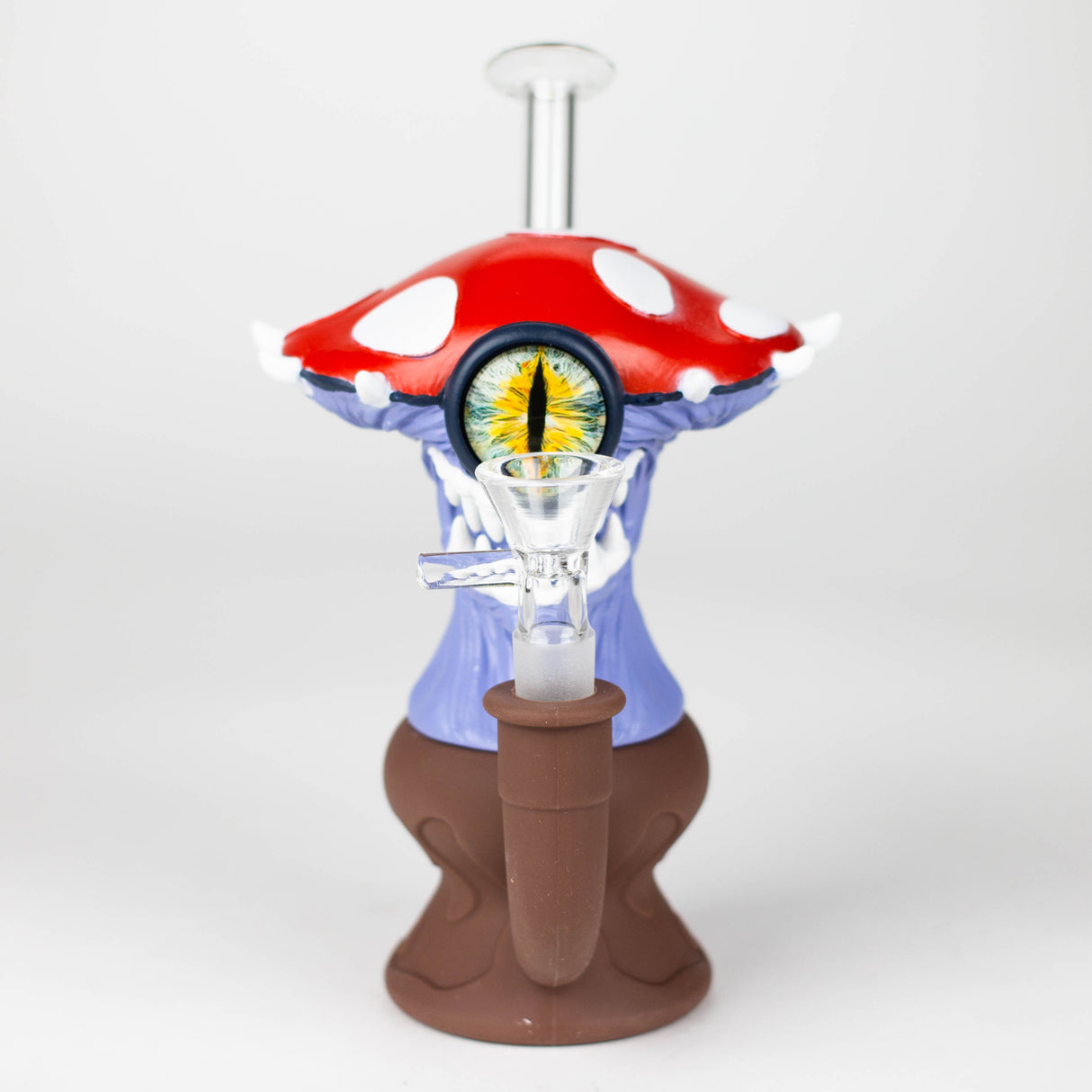 7.2" Vinyl Mushroom Monster Water Pipe