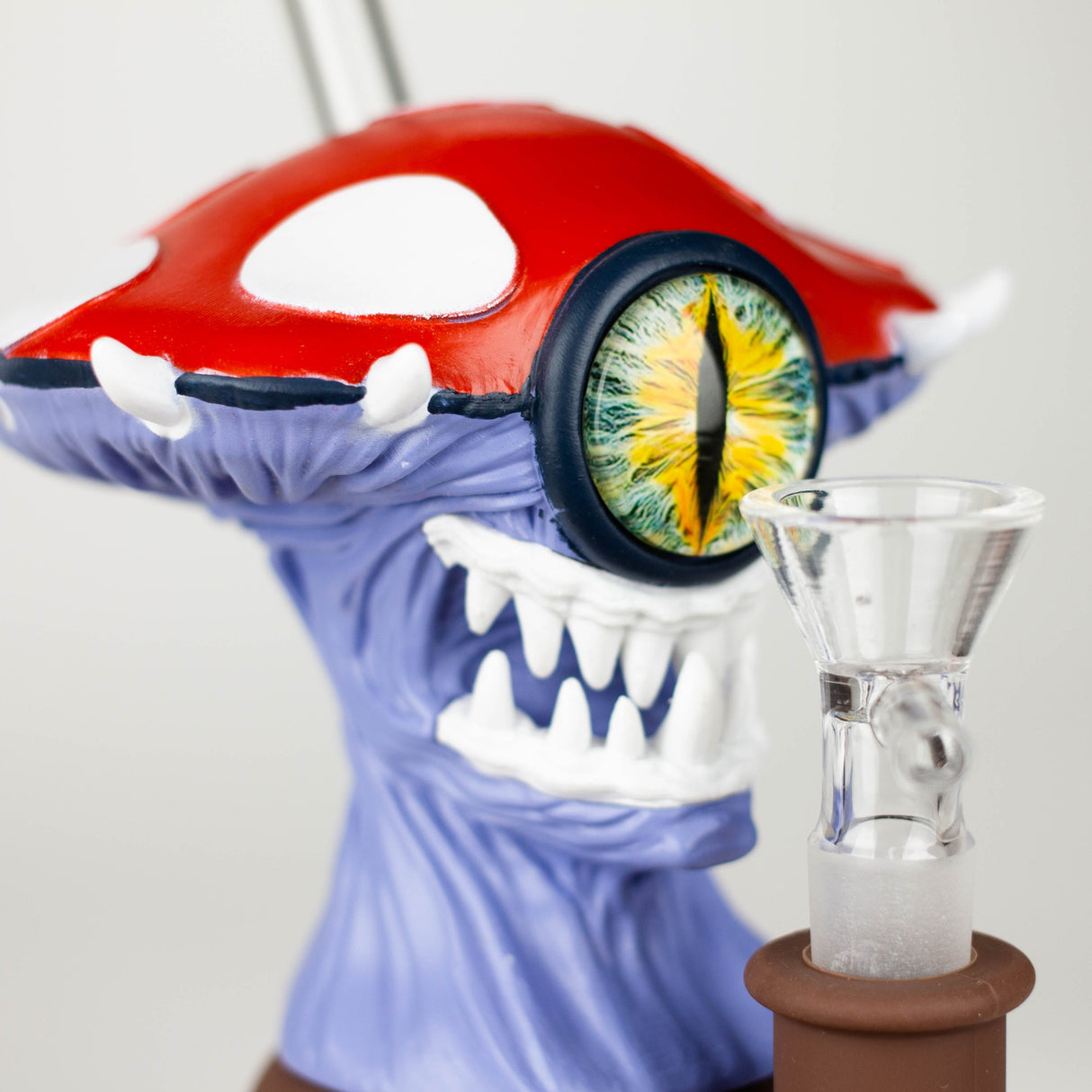 7.2" Vinyl Mushroom Monster Water Pipe