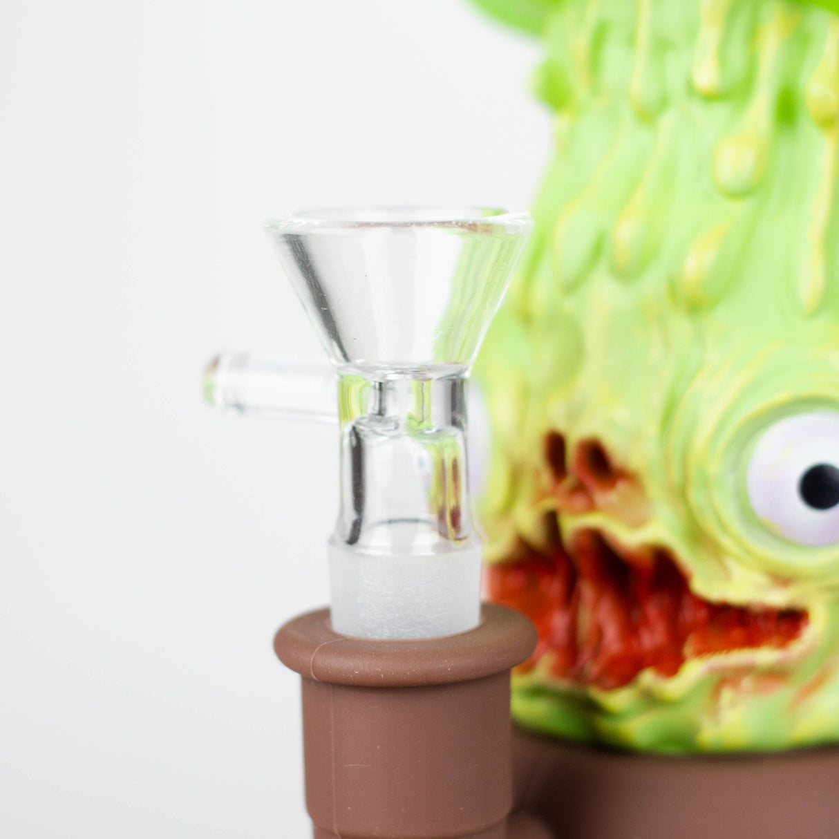 7.8" Vinyl Mushroom Monster Water Pipe