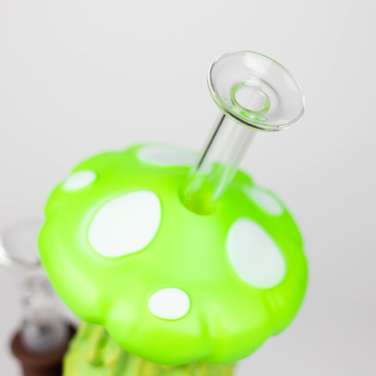 7.8" Vinyl Mushroom Monster Water Pipe