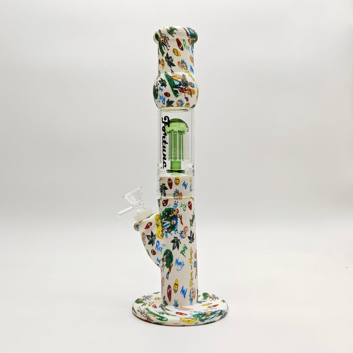 Fortune | 10" Silicone Hydrographic Tree Perc Waterpipe_1