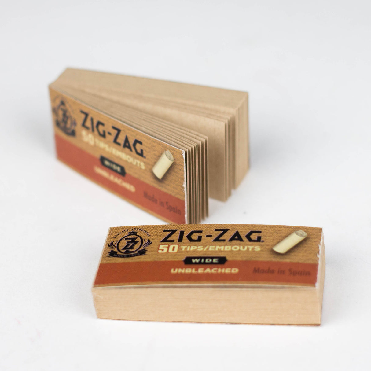 ZIG-ZAG | Unbleached Wide Tips box of 50