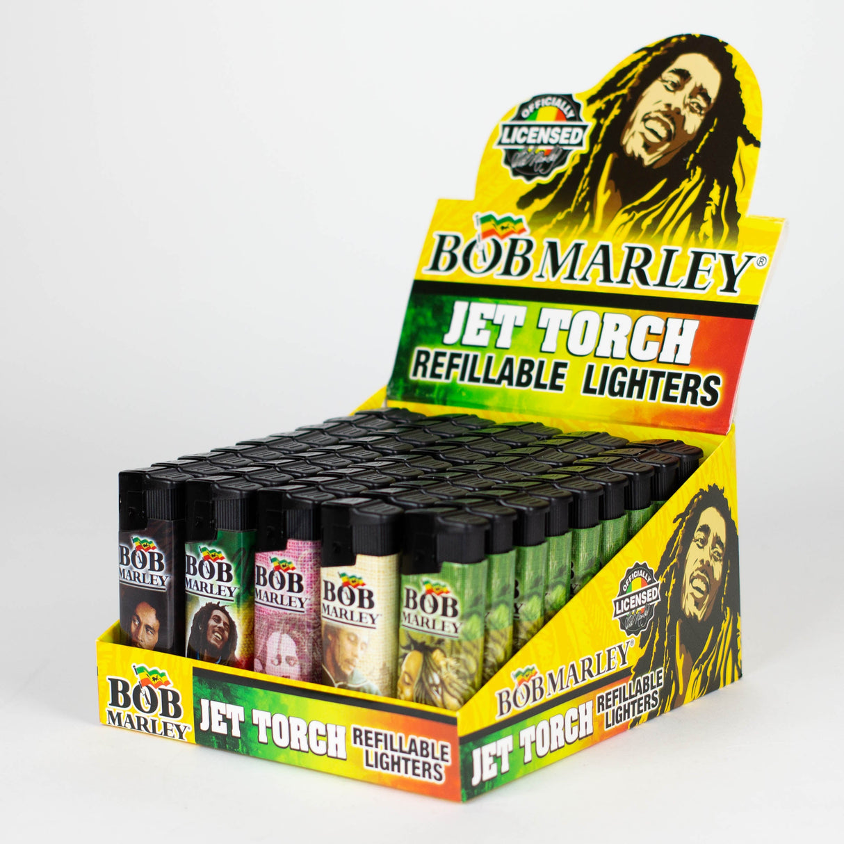 STRiKO | Bob Marley Refillable torch lighter Box of 50