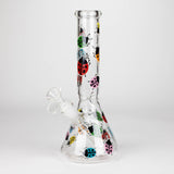 10" Glass Bong With The Nature Design