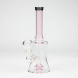 8" color tube glass bong with diffuser