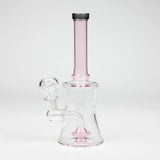 8" color tube glass bong with diffuser