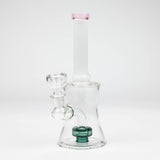 8" color tube glass bong with diffuser