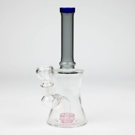 8" color tube glass bong with diffuser