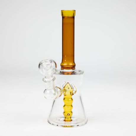 8" color tube glass bong with diffuser