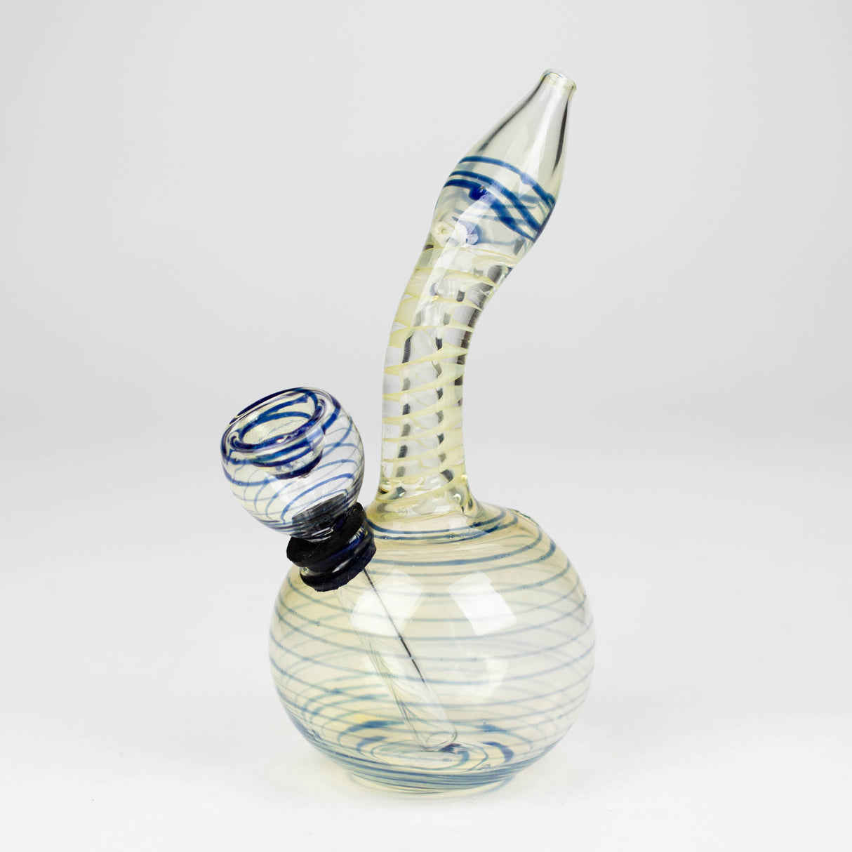 6" changing color glass bong