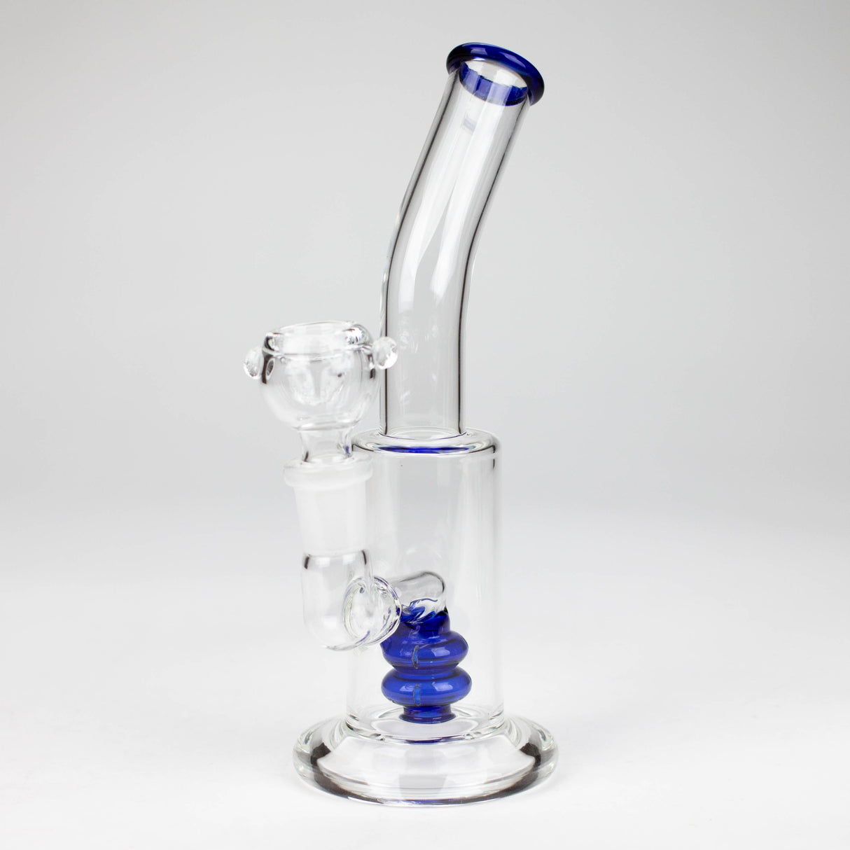 7.5" bent neck glass bong